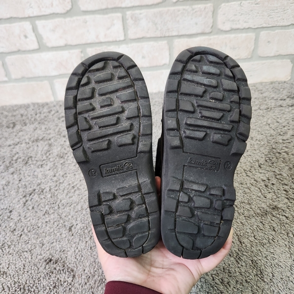 Kamik Unisex Kids Black Snow Boots Size 12 - Picture 8 of 8